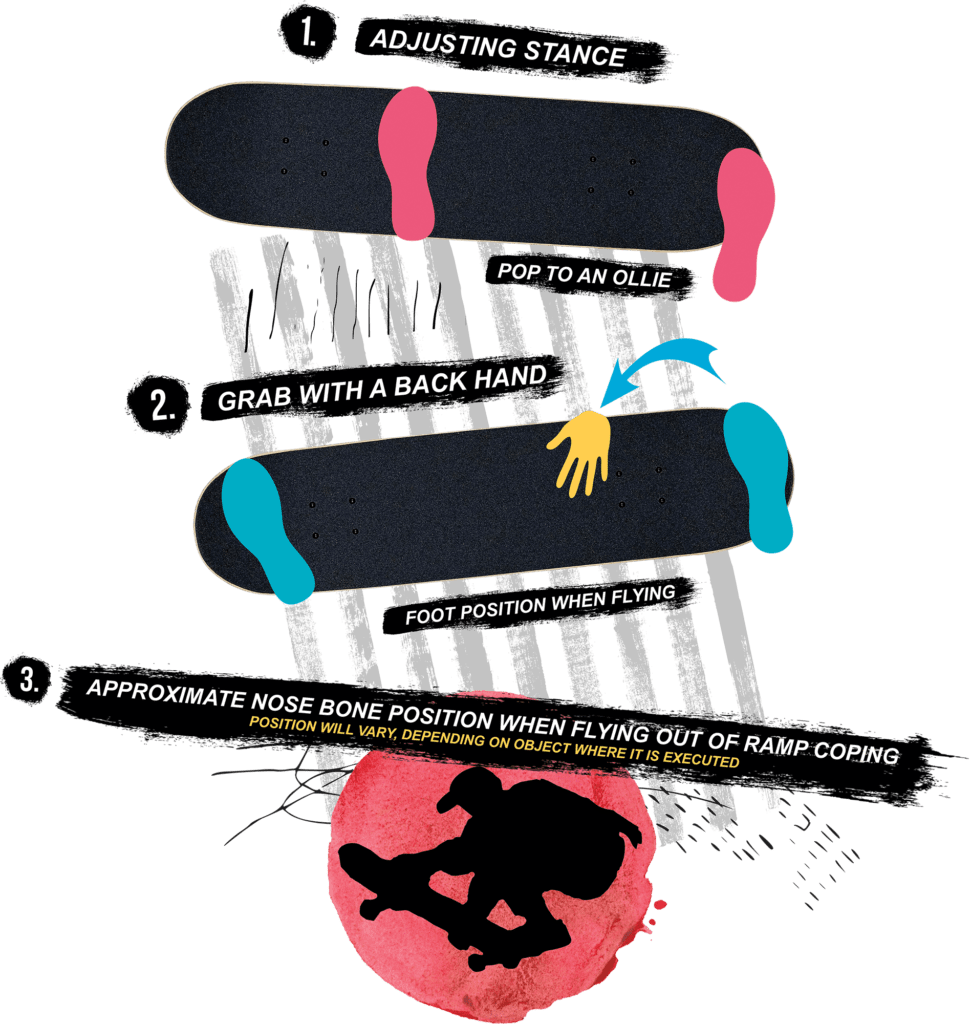 How to Nosebone on a skateboard